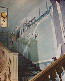 'Painted fresco for a staircase', 1933. Artist: Unknown.