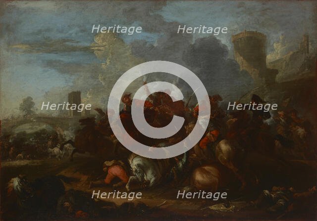 Encounter, 1740-1761. Creator: August Querfurt.