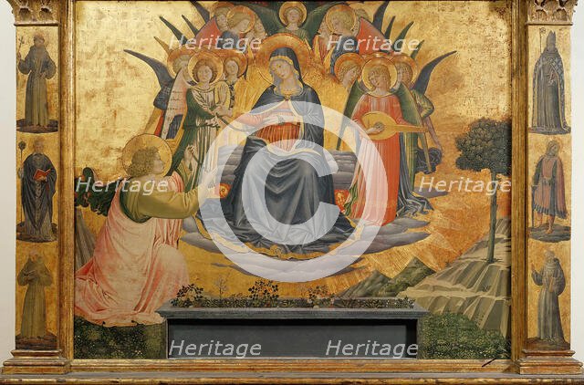 Madonna della Cintola, 1450. Creator: Gozzoli, Benozzo (ca 1420-1497).