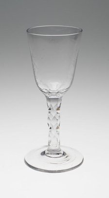 Wine Glass, England, c. 1760/80. Creator: Unknown.