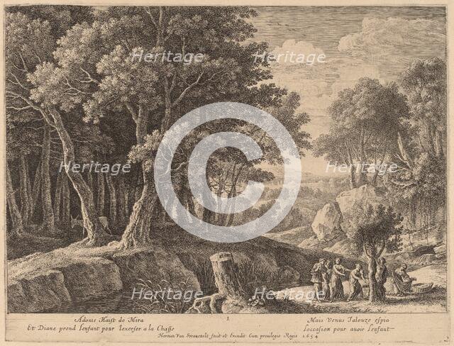 Birth of Adonis. Creator: Herman van Swanevelt.