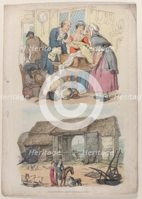 Plate 5, from "World in Miniature", 1816., 1816. Creator: Thomas Rowlandson.