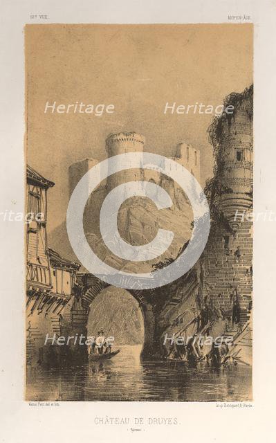 ...Pl. 12, Chateau De Druyes (Yonne), 1860. Creator: Victor Petit (French, 1817-1874).