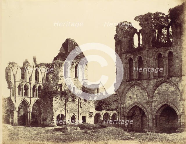 Wenlock Abbey, 1858. Creator: Alfred Capel-Cure.