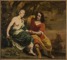 Portrait of a Married Couple as Medea and Jason (Leonhard Winnincx and Helena van Heuvel?), 1664. Creator: Bol, Ferdinand (1616-1680).
