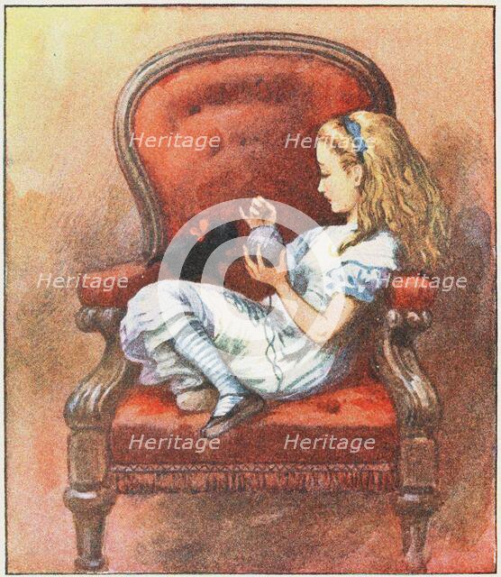 Do you know, I was so angry, Kitty , 1911. Creator: Tenniel, Sir John (1820-1914).