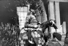 Eli Bennett as the horse, Bidford Morris Dancers, Redditch, Worcestershire, 2 June 1906. Artist: Cecil Sharp