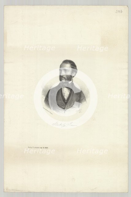 Portrait of Imre Székely (1823-1887), 1852.