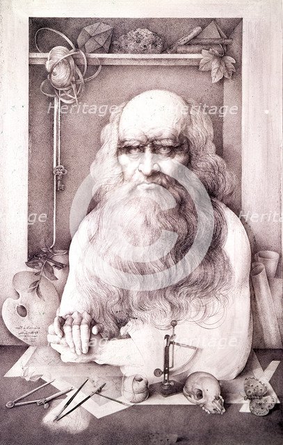 Leonardo da Vinci (1452-1519), pintor Italiano.