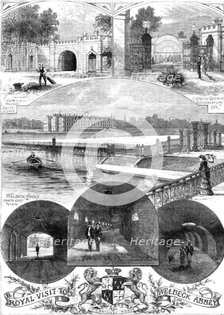 The Royal Visit to Welbeck Abbey, 1881. Creator: Unknown.