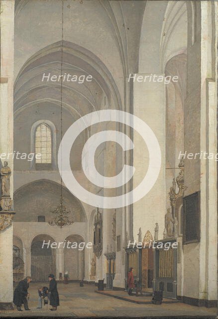 The Transept of Århus Cathedral, 1830. Creator: Christen Købke.