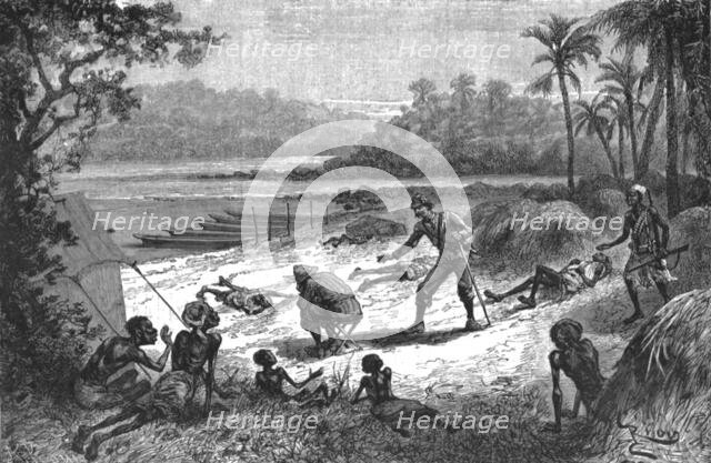 "In Darkest Africa" - Illustrations from Mr Stanley's Great Book, 1890. Creator: Unknown.