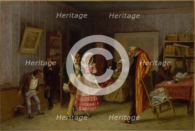 The Runaway Match, 1877. Creator: William Holbrook Beard.