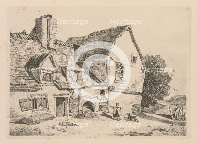 Liber Studiorum: Plate 38, View at Deptford, 1838. Creator: John Sell Cotman (British, 1782-1842).