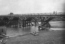 View of Tiazhin Bridge Spans, 1909. Creator: Dorozhno-Stroitel'nyi Otdel.