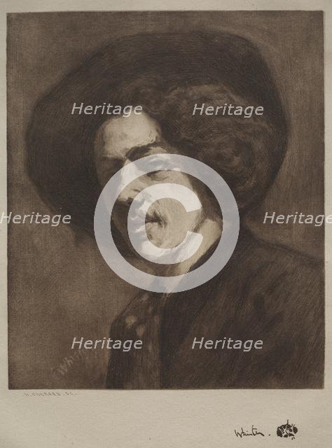 James McNeil Whistler. Creator: Henri Charles Guérard (French, 1846-1897).