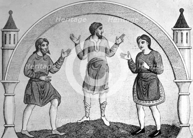 The Saxon tunica, (1910). Artist: Unknown