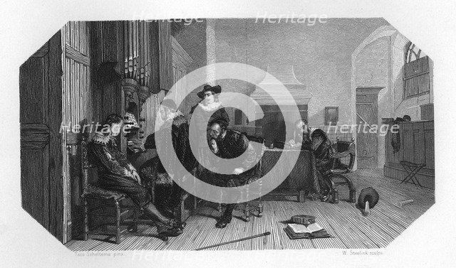 Jan Pieterszoon Sweelinck, Dutch composer and organist, c1870. Artist: W Steelink