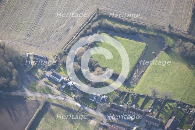 Water filled moat, Coddington, Nottinghamshire, 2015. Creator: Historic England.