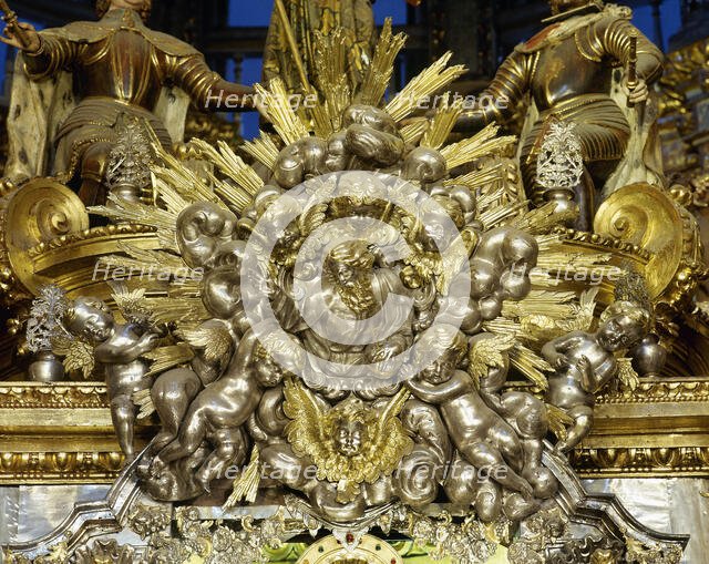Altar of the Main Chapel, Cathedral of Santiago, Santiago de Compostela, Galicia, Spain, 2008. Creator: LTL.