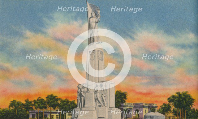 'Monument to the Flag, Barranquilla', c1940s. Artist: Unknown.