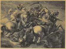 The Battle of Anghiari. Creator: Edelinck, Gerard (1640-1707).