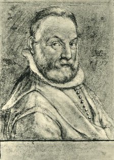 'Portrait of a Man with a Beard', 1597, (1943). Creator: Hendrik Goltzius.