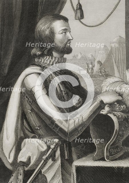 John I of Castile, (1358-1390), King of Castile from 1379 until 1390.  Creator: Antonio Roca Sallent.