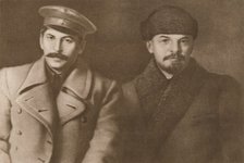 'Lenin and Stalin, March 1919', (1939). Creator: Unknown.
