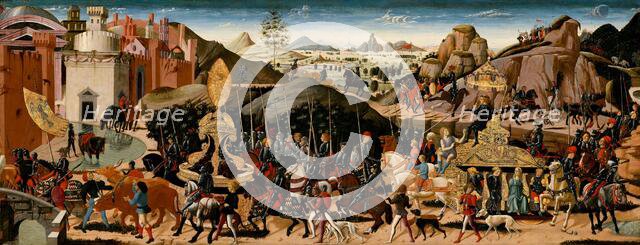 The Triumph of Camillus, c. 1470/1475. Creators: Biagio d'Antonio, Workshop of Biagio d'Antonio.