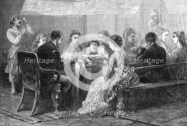 The Voyage to China: Sunday on the Red Sea, 1872. Creator: Unknown.