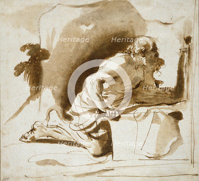 St Jerome, c.1622-1624. Artist: Guercino.