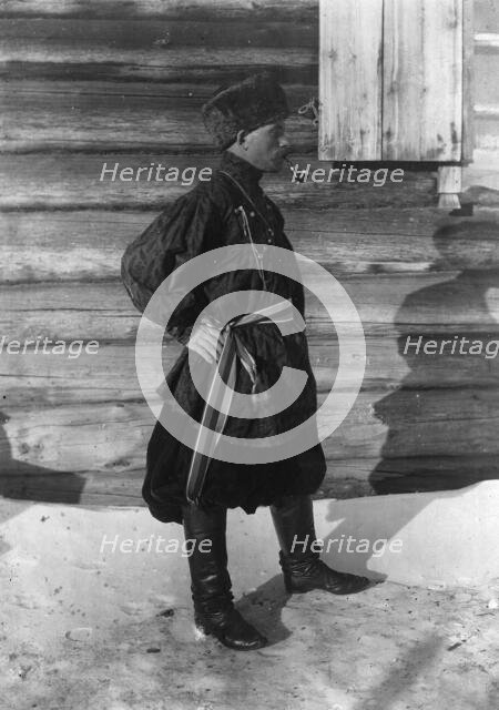 Miner's festive costume, 1911. Creator: Unknown.