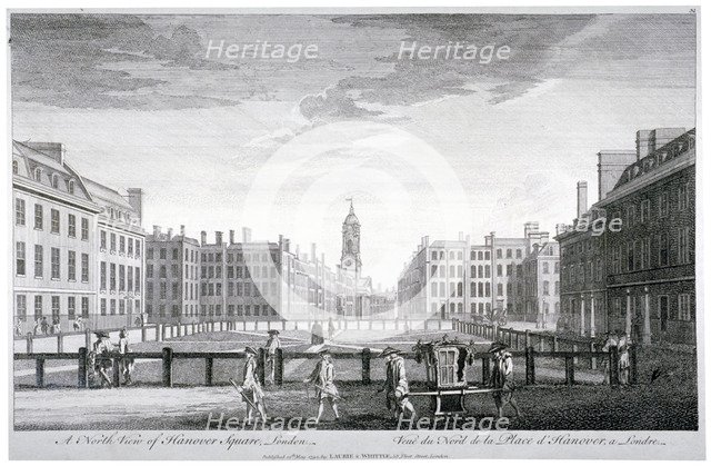 Hanover Square, Westminster, London, 1794.                                      Artist: Anon