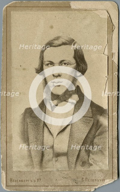 Nikolay Alexandrovich Dobrolyubov (1836-1861), Between 1865 and 1900. Artist: Photo studio Wesenberg  