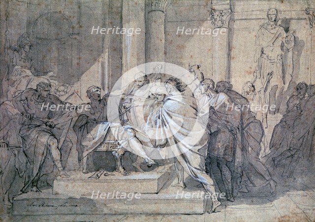 'Assassination of Julius Caesar', c1749-1821. Artist: Laurent Pecheux