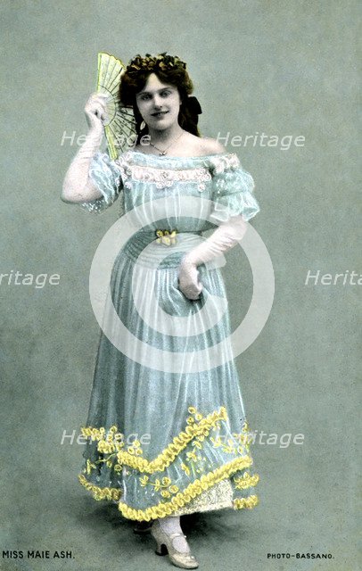 Maie Ash, actress, 1905.Artist: Bassano Studio
