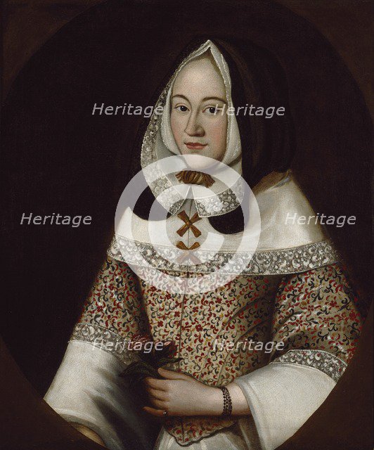 Jane, first Wife of John Tradescant the Younger, c1630. Artist: Unknown.