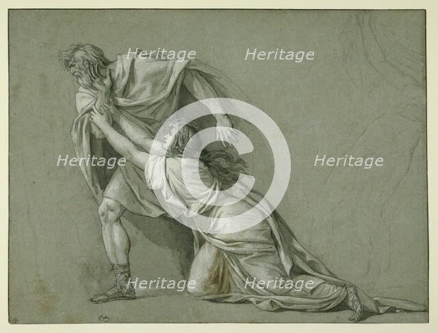 The Departure of Marcus Attilius Regulus for Carthage, 1785/86. Creator: Jacques-Louis David.