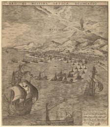 Naval Battle in the Straits of Messina, 1561. Creator: Frans Huys.