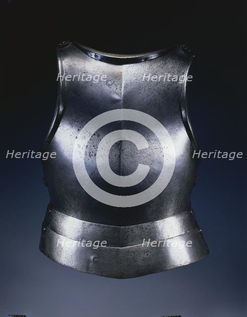 Gothic Breastplate and Taces, c. 1475-1500. Creator: Unknown.
