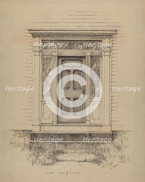 Doorway, c. 1936. Creator: Jerome Hoxie.