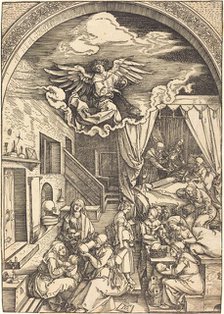 The Birth of the Virgin, c. 1503/1504. Creator: Albrecht Durer.