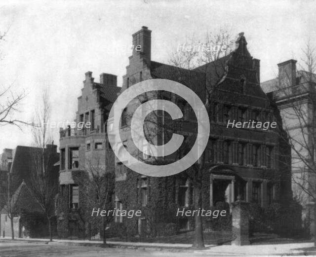 Justice Brown's residence, Washington, D.C., c1895. Creator: Frances Benjamin Johnston.