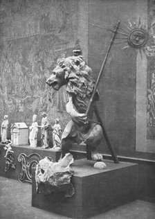'Le Lion du Beffroi d'Arras; a l' "Exposition des oeuvres d'art mutilees ou provenant des..., 1916. Creator: Desavary.