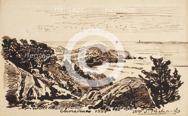 Seascape, 1887. Creator: William Trost Richards.