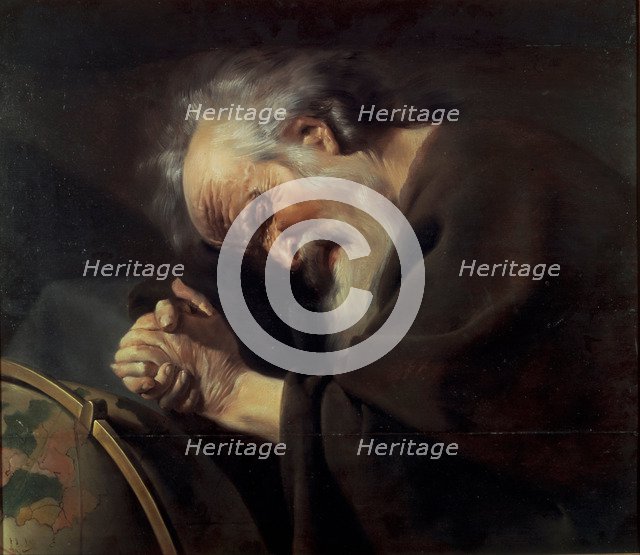 Heraclitus, 1630. Artist: Moreelse, Johan (Johannes Pauwelsz.) (c. 1603–1634)