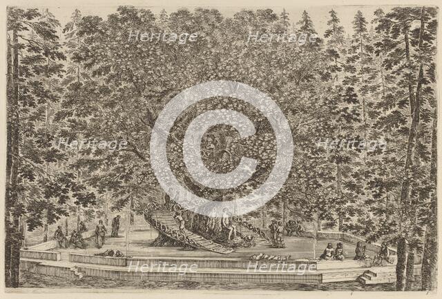 The Inhabited Tree, probably 1653. Creator: Stefano della Bella.