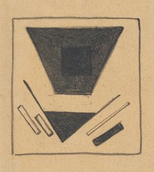 Suprematist Composition: Projected Plane, 1915. Creator: Malevich, Kasimir Severinovich (1878-1935).