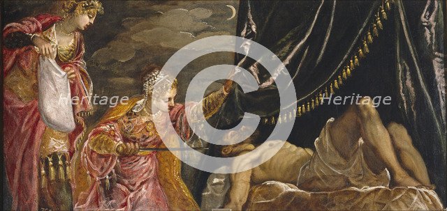 Judith and Holofernes. Artist: Tintoretto, Jacopo (1518-1594)